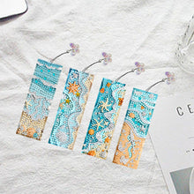 Load image into Gallery viewer, 4Pcs Special Shape Animals 5D DIY Diamond Painting Bookmark for Adults Beginners