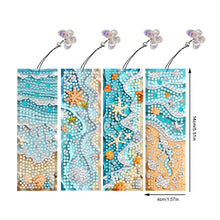 Load image into Gallery viewer, 4Pcs Special Shape Animals 5D DIY Diamond Painting Bookmark for Adults Beginners