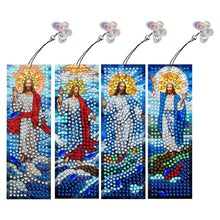 Load image into Gallery viewer, 4Pcs Special Shape Animals 5D DIY Diamond Painting Bookmark for Adults Beginners