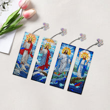 Load image into Gallery viewer, 4Pcs Special Shape Animals 5D DIY Diamond Painting Bookmark for Adults Beginners
