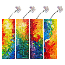 Load image into Gallery viewer, 4Pcs Special Shape Animals 5D DIY Diamond Painting Bookmark for Adults Beginners