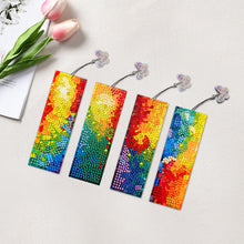Load image into Gallery viewer, 4Pcs Special Shape Animals 5D DIY Diamond Painting Bookmark for Adults Beginners