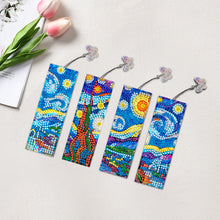 Load image into Gallery viewer, 4Pcs Special Shape Animals 5D DIY Diamond Painting Bookmark for Adults Beginners