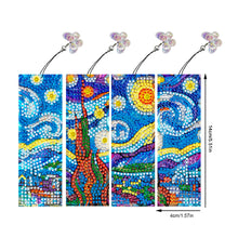 Load image into Gallery viewer, 4Pcs Special Shape Animals 5D DIY Diamond Painting Bookmark for Adults Beginners