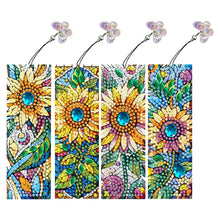 Load image into Gallery viewer, 4Pcs Special Shape Animals 5D DIY Diamond Painting Bookmark for Adults Beginners