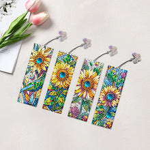 Load image into Gallery viewer, 4Pcs Special Shape Animals 5D DIY Diamond Painting Bookmark for Adults Beginners