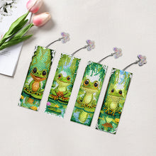 Load image into Gallery viewer, 4Pcs Special Shape Animals 5D DIY Diamond Painting Bookmark for Adults Beginners