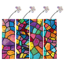 Load image into Gallery viewer, 4Pcs Special Shape Animals 5D DIY Diamond Painting Bookmark for Adults Beginners