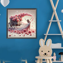 Load image into Gallery viewer, Diamond Painting - Full Round - Rose Girl (40*40CM)