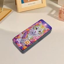 Load image into Gallery viewer, Flower Animal Leather DIY Diamond Painting Sunglasses Storage Box for Art Craft