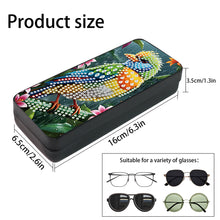 Load image into Gallery viewer, Flower Animal Leather DIY Diamond Painting Sunglasses Storage Box for Art Craft