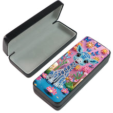 Load image into Gallery viewer, Flower Animal Leather DIY Diamond Painting Sunglasses Storage Box for Art Craft
