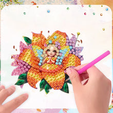 Load image into Gallery viewer, 6Pcs Acrylic Cute Pattern Diamond Art Refrigerator Magnets Sticker for Beginners