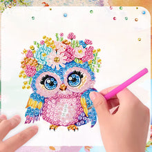 Load image into Gallery viewer, 6Pcs Acrylic Cute Pattern Diamond Art Refrigerator Magnets Sticker for Beginners