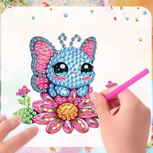 Load image into Gallery viewer, 6Pcs Acrylic Cute Pattern Diamond Art Refrigerator Magnets Sticker for Beginners