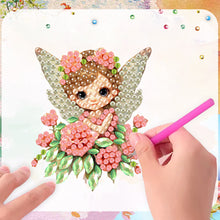 Load image into Gallery viewer, 6Pcs Acrylic Cute Pattern Diamond Art Refrigerator Magnets Sticker for Beginners