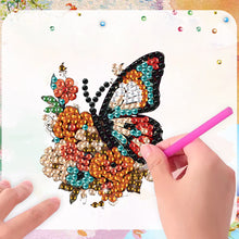 Load image into Gallery viewer, 6Pcs Acrylic Cute Pattern Diamond Art Refrigerator Magnets Sticker for Beginners