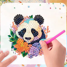 Load image into Gallery viewer, 6Pcs Acrylic Cute Pattern Diamond Art Refrigerator Magnets Sticker for Beginners