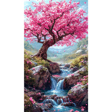Load image into Gallery viewer, AB Diamond Painting - Full Square - Pink Tree (40*70CM)