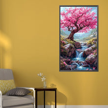 Load image into Gallery viewer, AB Diamond Painting - Full Square - Pink Tree (40*70CM)