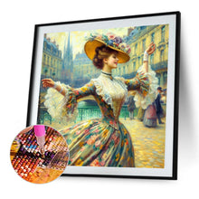 Load image into Gallery viewer, Diamond Painting - Full Round - Rococo Girl (40*40CM)