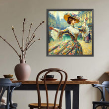 Load image into Gallery viewer, Diamond Painting - Full Round - Rococo Girl (40*40CM)
