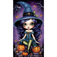 Load image into Gallery viewer, Diamond Painting - Full Round - Illustrator Witch (40*70CM)