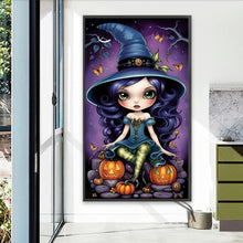 Load image into Gallery viewer, Diamond Painting - Full Round - Illustrator Witch (40*70CM)