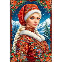 Load image into Gallery viewer, AB Diamond Painting - Full Round - Ethnic Girl (40*60CM)