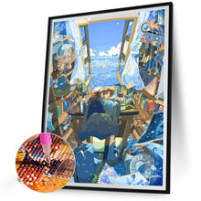 Load image into Gallery viewer, AB Diamond Painting - Full Round - Girl At The Desk (40*50CM)