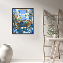 Load image into Gallery viewer, AB Diamond Painting - Full Round - Girl At The Desk (40*50CM)