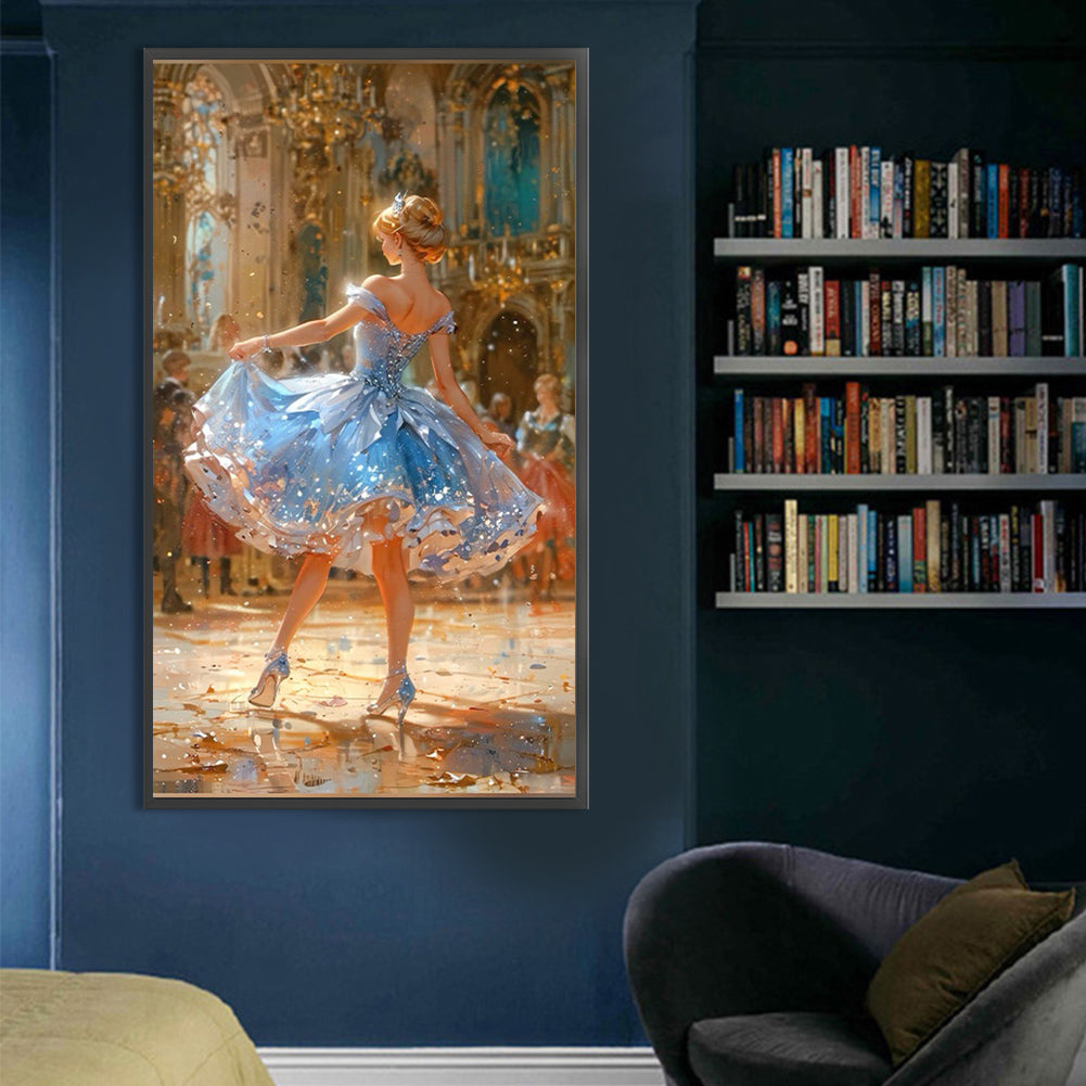 AB Diamond Painting - Full Round - Blonde At The Party (40*70CM)