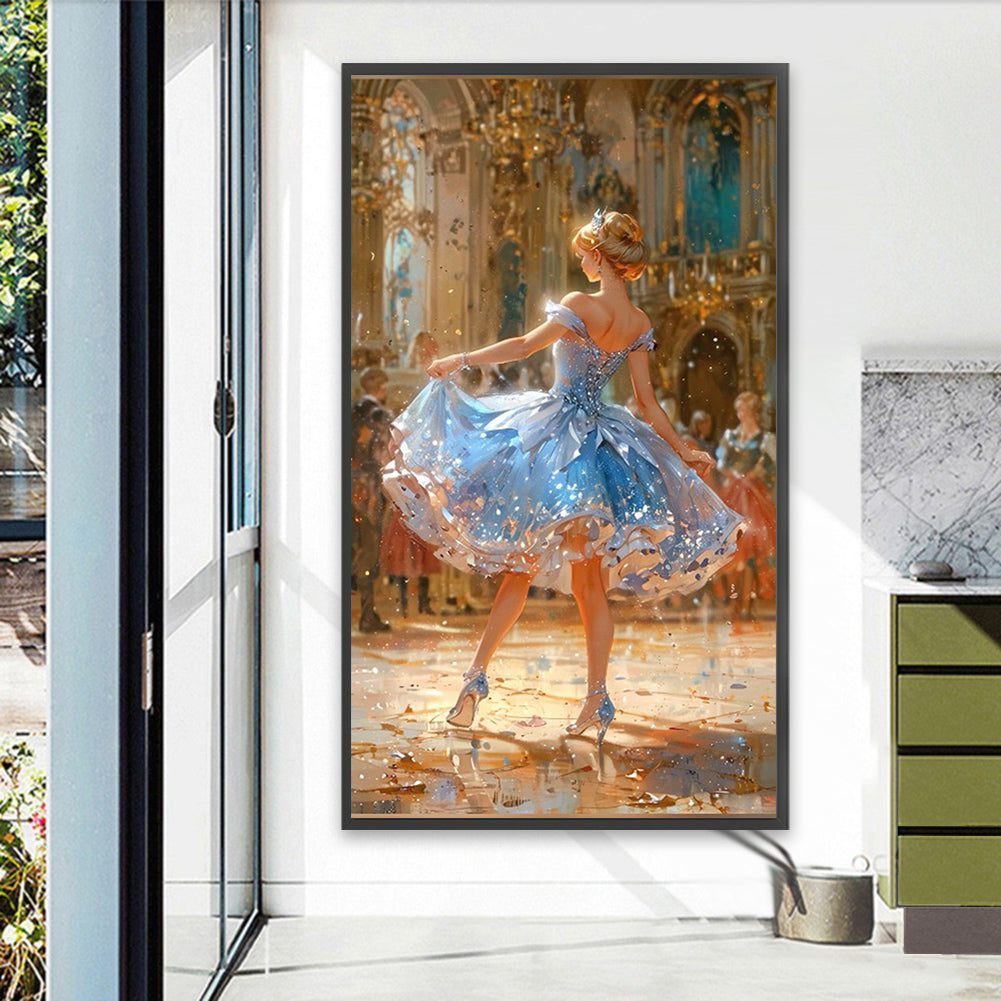 AB Diamond Painting - Full Round - Blonde At The Party (40*70CM)