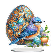 Load image into Gallery viewer, Acrylic Special Shape Flower Eggs Desktop Diamond Art Kits for Home Office Decor
