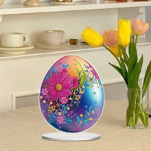 Load image into Gallery viewer, Acrylic Special Shape Flower Eggs Desktop Diamond Art Kits for Home Office Decor