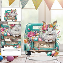 Load image into Gallery viewer, Acrylic Special Shape Flower Eggs Desktop Diamond Art Kits for Home Office Decor