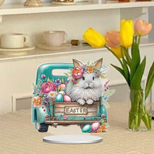 Load image into Gallery viewer, Acrylic Special Shape Flower Eggs Desktop Diamond Art Kits for Home Office Decor