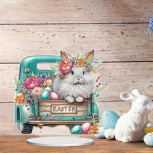 Load image into Gallery viewer, Acrylic Special Shape Flower Eggs Desktop Diamond Art Kits for Home Office Decor