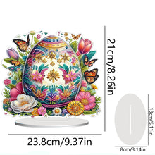 Load image into Gallery viewer, Acrylic Special Shape Flower Eggs Desktop Diamond Art Kits for Home Office Decor