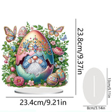 Load image into Gallery viewer, Acrylic Special Shape Flower Eggs Desktop Diamond Art Kits for Home Office Decor