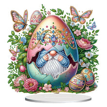 Load image into Gallery viewer, Acrylic Special Shape Flower Eggs Desktop Diamond Art Kits for Home Office Decor