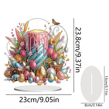 Load image into Gallery viewer, Acrylic Special Shape Flower Eggs Desktop Diamond Art Kits for Home Office Decor