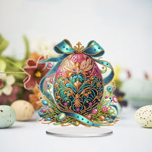Load image into Gallery viewer, Acrylic Special Shape Flower Eggs Desktop Diamond Art Kits for Home Office Decor
