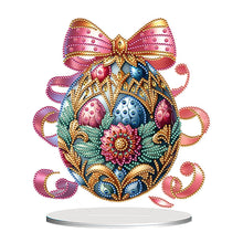 Load image into Gallery viewer, Acrylic Special Shape Flower Eggs Desktop Diamond Art Kits for Home Office Decor