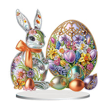 Load image into Gallery viewer, Acrylic Special Shape Flower Eggs Desktop Diamond Art Kits for Home Office Decor