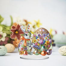 Load image into Gallery viewer, Acrylic Special Shape Flower Eggs Desktop Diamond Art Kits for Home Office Decor