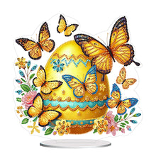 Load image into Gallery viewer, Acrylic Special Shape Flower Eggs Desktop Diamond Art Kits for Home Office Decor