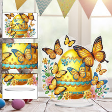 Load image into Gallery viewer, Acrylic Special Shape Flower Eggs Desktop Diamond Art Kits for Home Office Decor