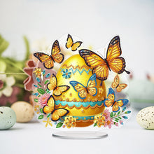 Load image into Gallery viewer, Acrylic Special Shape Flower Eggs Desktop Diamond Art Kits for Home Office Decor