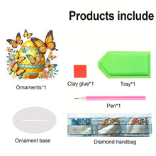 Load image into Gallery viewer, Acrylic Special Shape Flower Eggs Desktop Diamond Art Kits for Home Office Decor